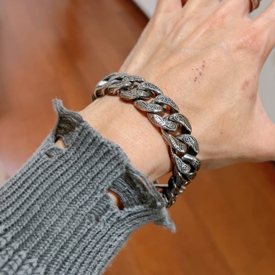 Gucci Snake Bracelet Silver view 5
