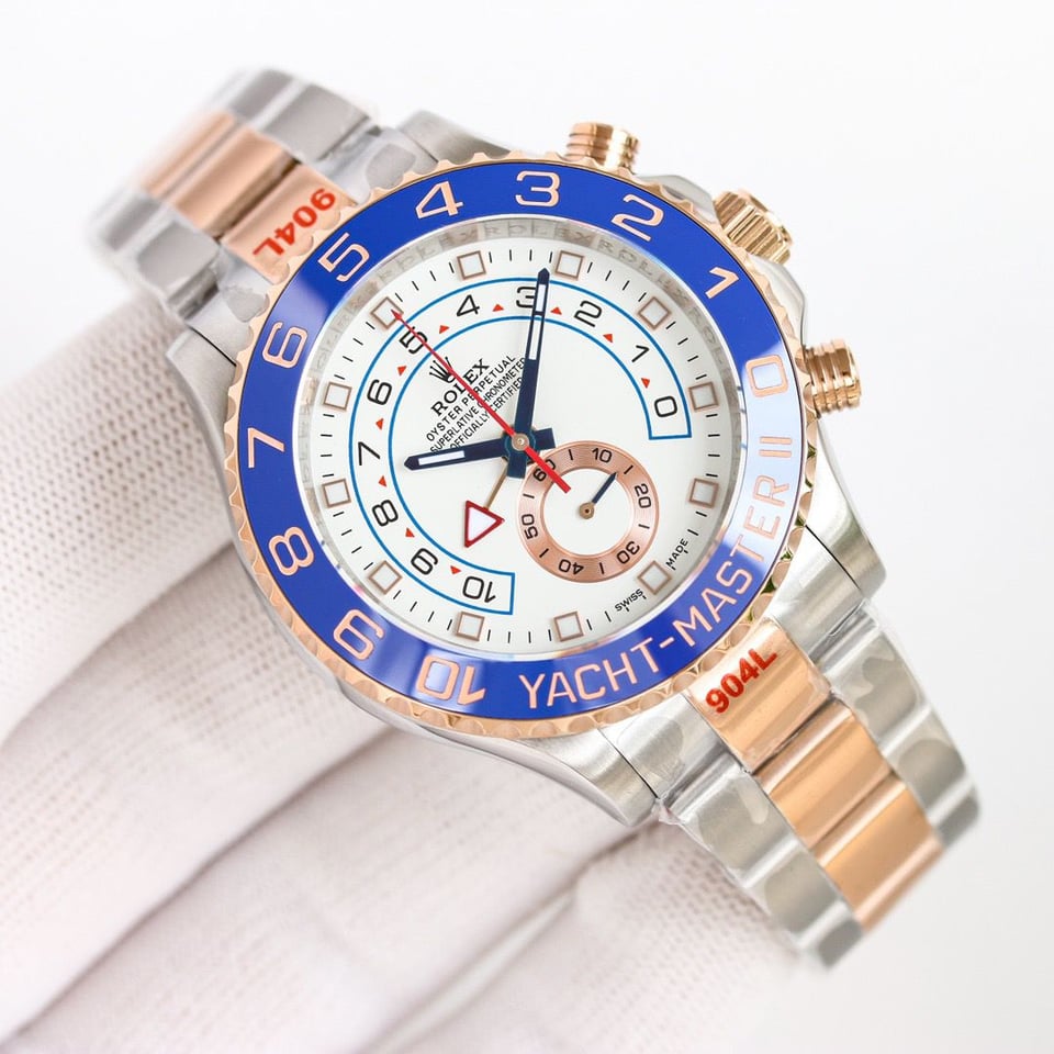[Superclone] Rolex Yacht-Master II 116681-0002 White Dial Oyster 44mm view 4