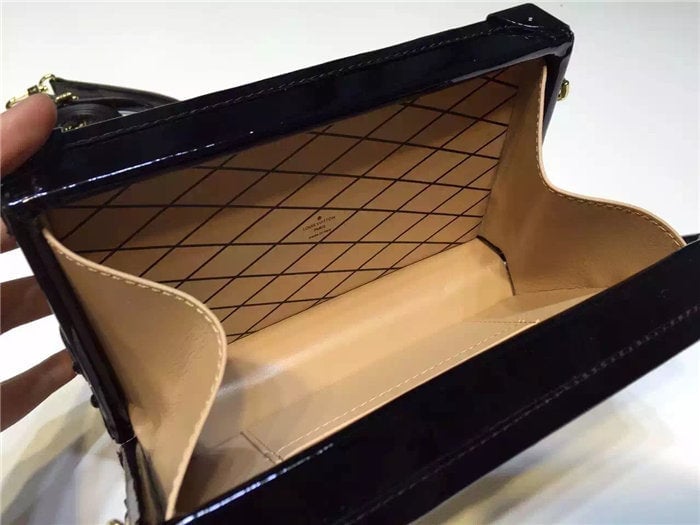 Louis Vuitton Petite Malle Black 20cm/7.9in view 7