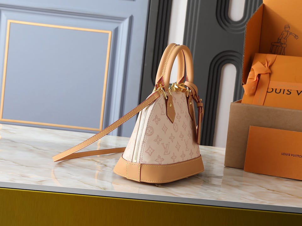 Louis Vuitton Alma BB Bag Monogram Origine Lin 23.5cm M27525 view 4