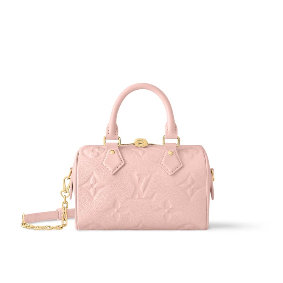 Louis Vuitton Speedy Bandoulière 20 Monogram Empreinte Opal Pink 20.5cm M47136 view 2
