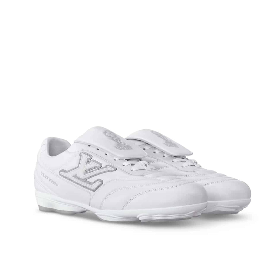 Louis Vuitton Footprint Soccer Sneaker White 1Ahdoi view 2
