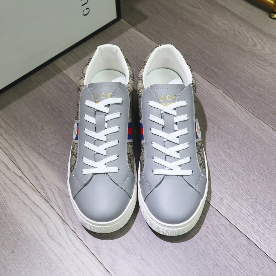 Gucci Gg Supreme Sneaker Beige Gg Blue And Orange Web view 8