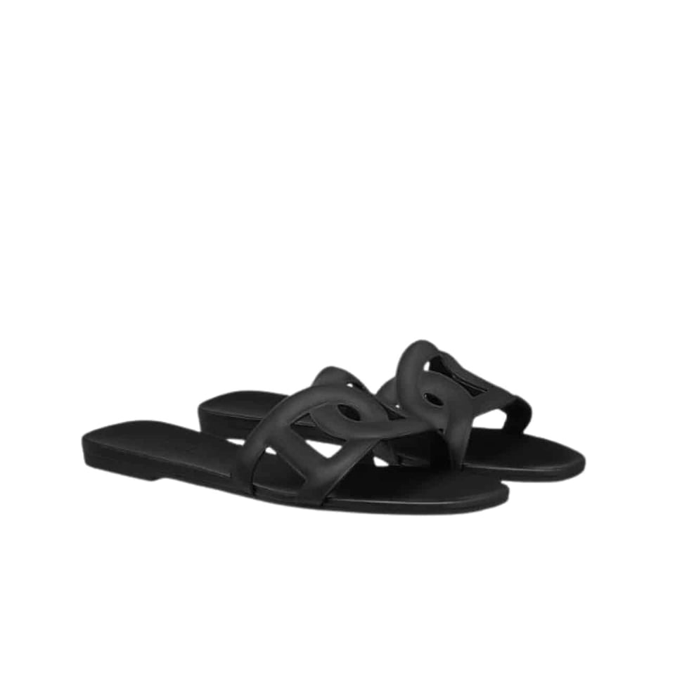 Hermes Aloha Sandal Black H201157Z 02350 view 2