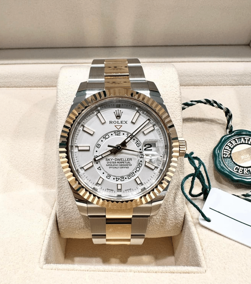 Rolex Sky-Dweller 42 mm Intense white Dial 336933 view 3