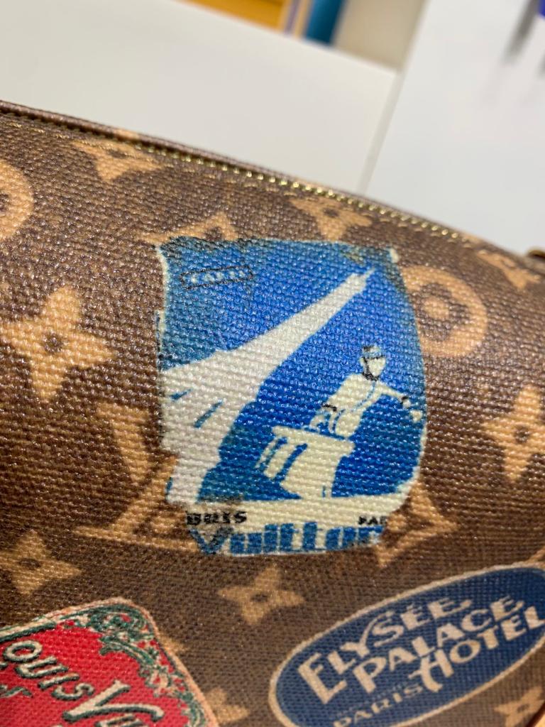 Louis Vuitton MM Monogram Side Trunk view 6