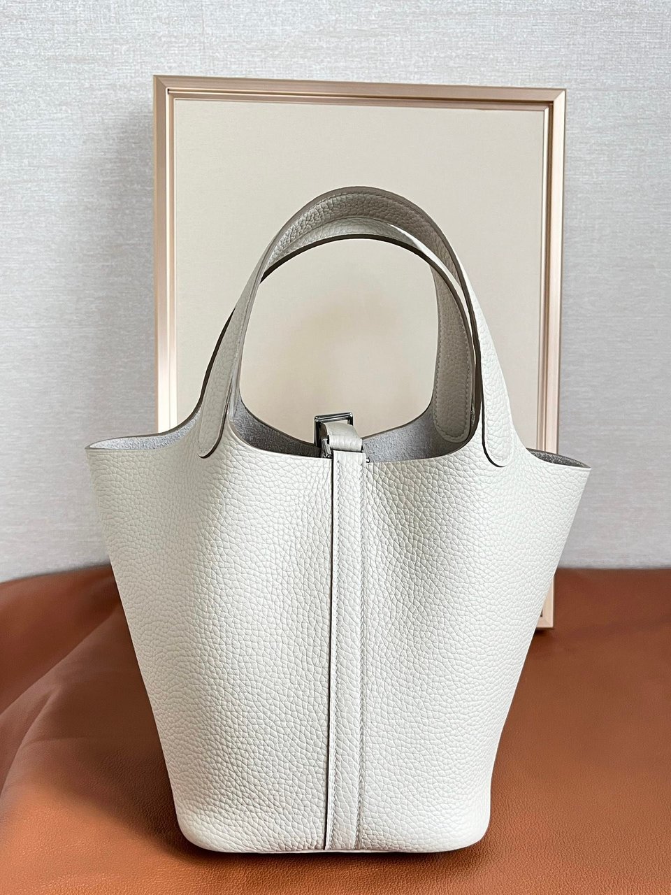 Hermes Picotin Lock 18Cm White view 4