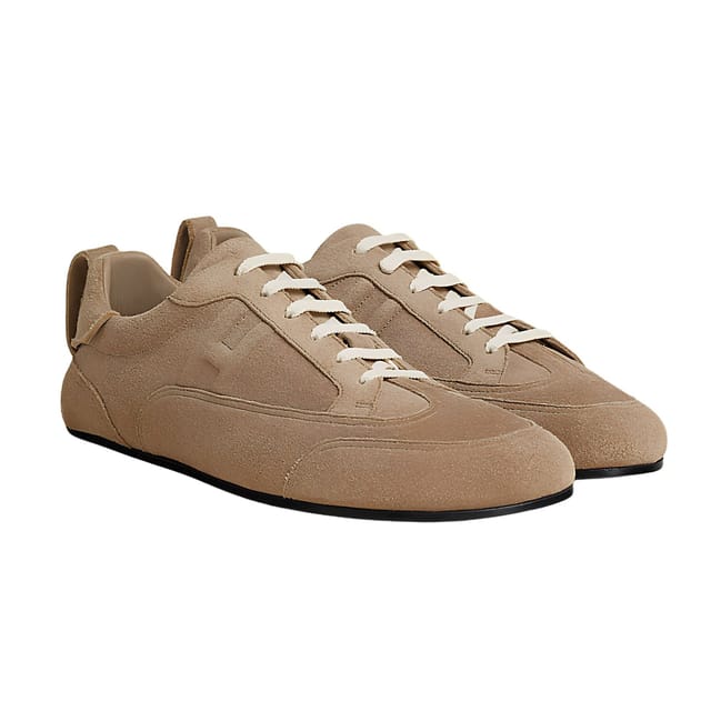 Hermes May Derby Shoe Beige Sable Color Calfskin H261955ZHC9390
