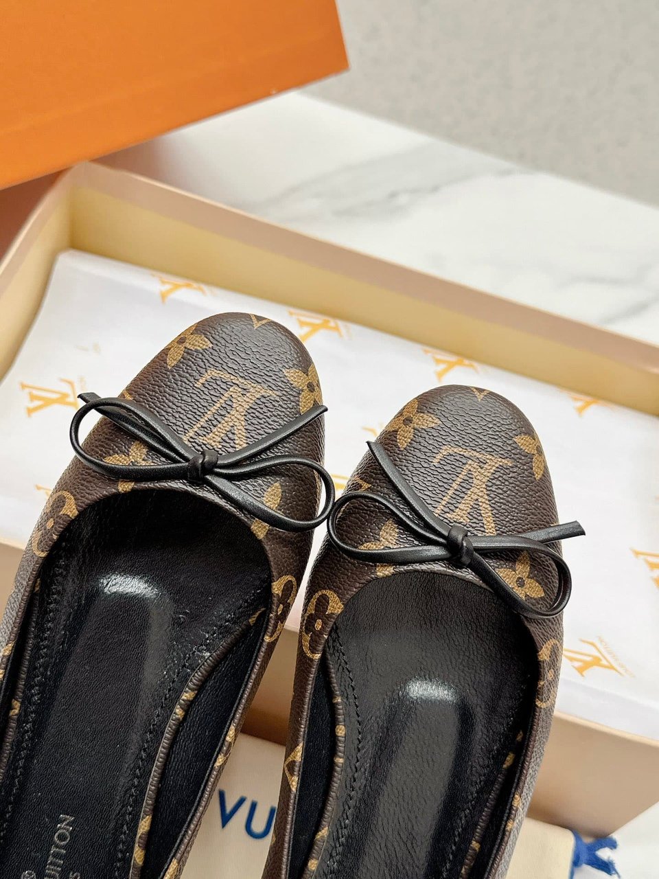Louis Vuitton Joy Ballerina Flats Monogram Brown view 7