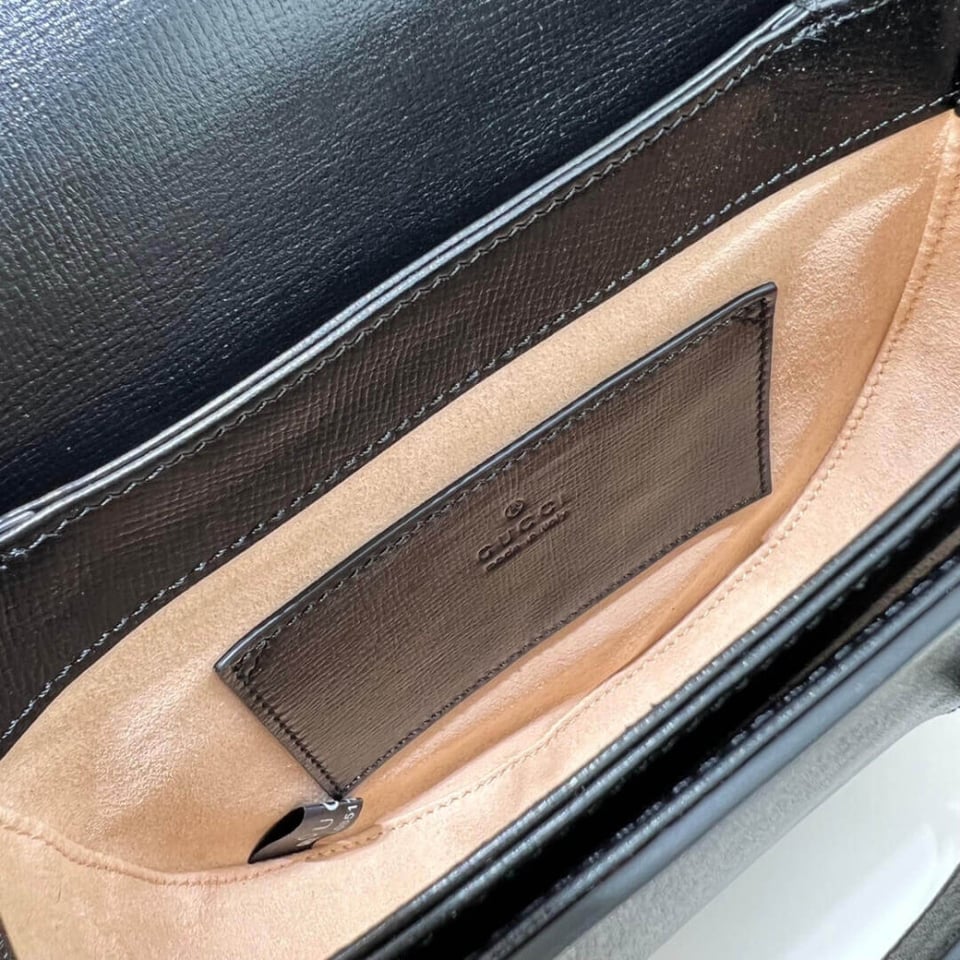 Gucci Leather Horsebit 1955 Mini Rounded Bag view 15