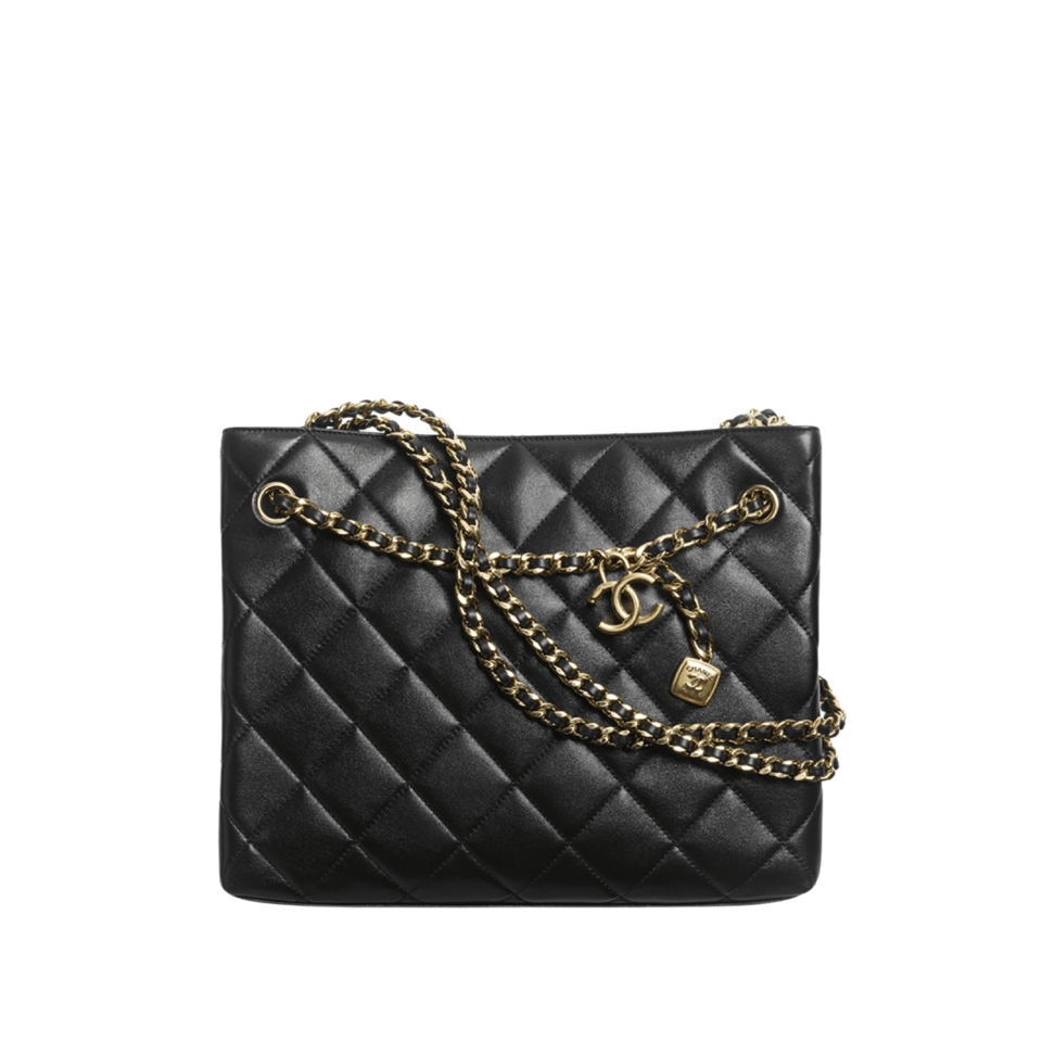 Chanel Shopping Bag Shiny Lambskin 29.5cm/11.6in view 2