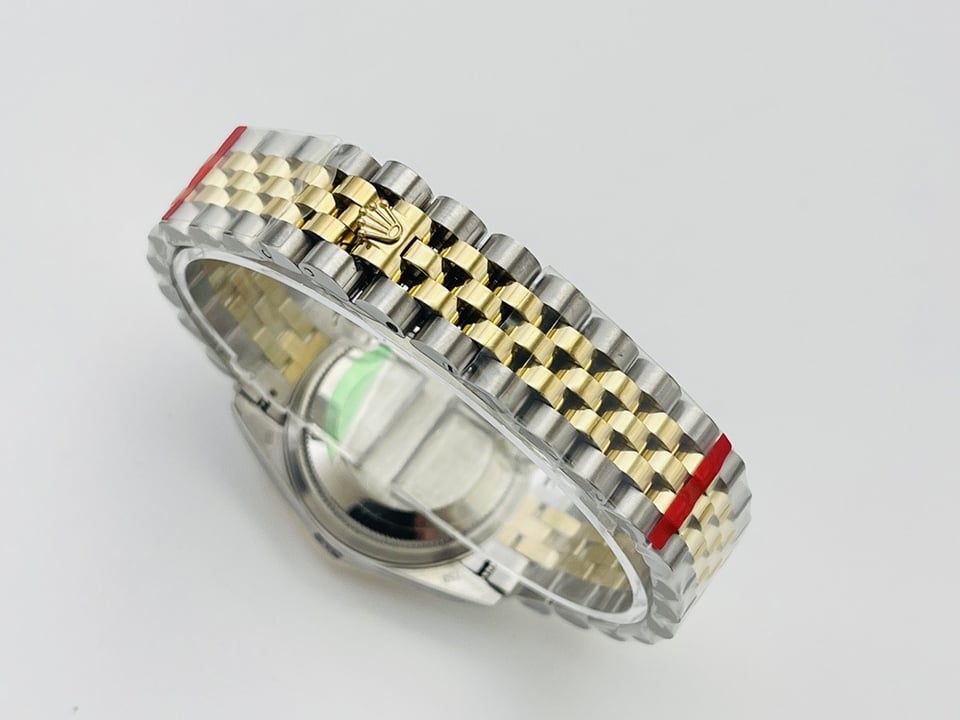 Rolex Datejust 36mm Gold Palm Motif Dial 126233 view 7