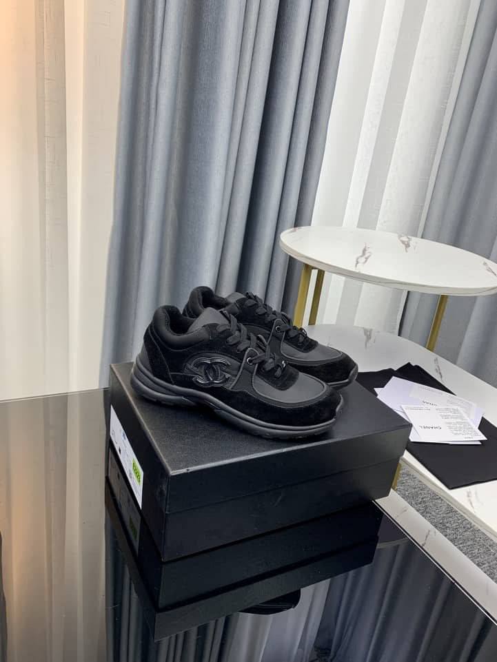 Chanel Cc Black Sneaker view 4