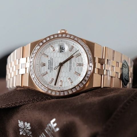 [Superclone] Rolex Land-Dweller 36mm White Dial Diamond Bezel Jubilee 127285TBR view 6
