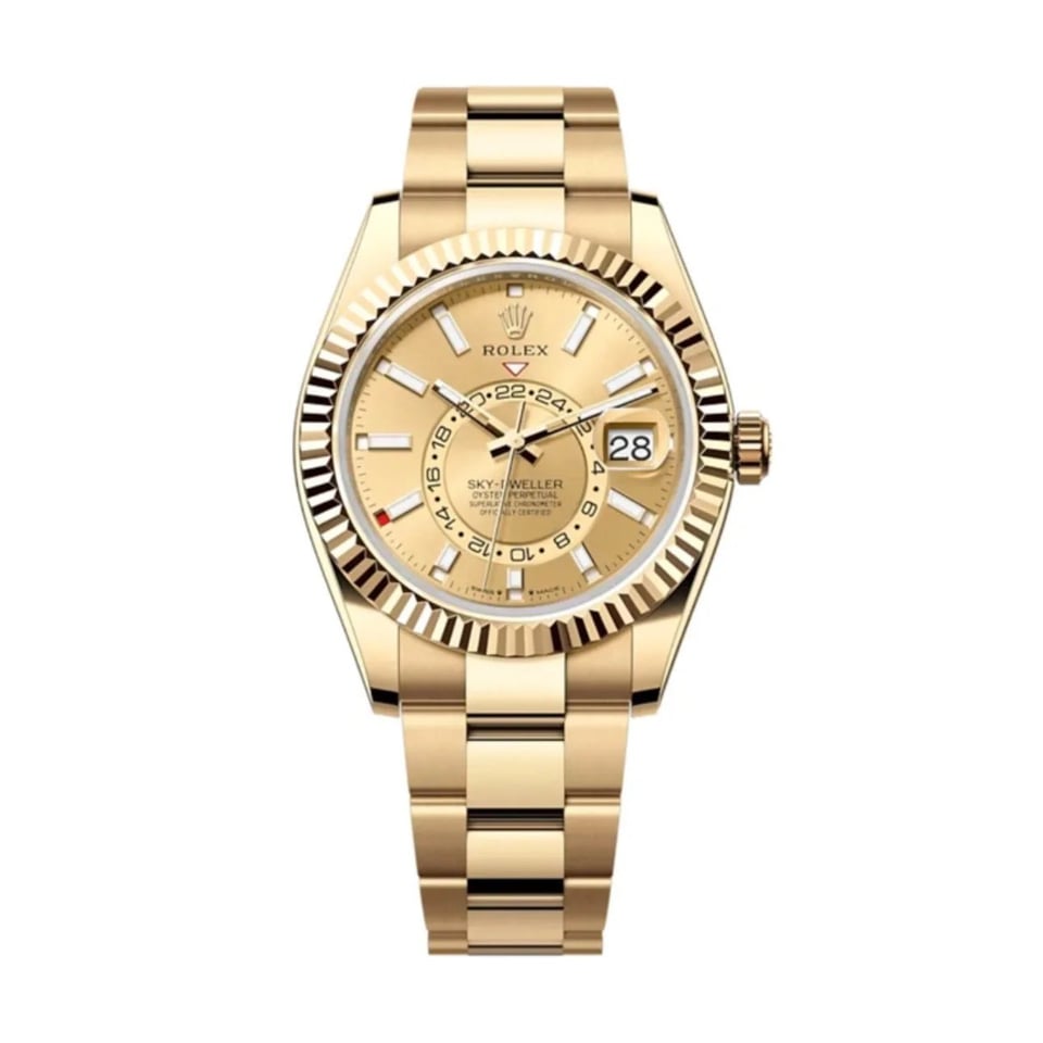 Rolex Sky-Dweller 42 mm Champagne Dial 336938 view 2