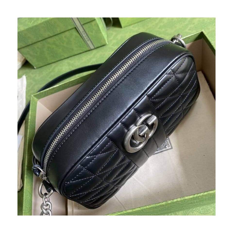 Gucci GG Marmont Small Shoulder Bag Black view 8