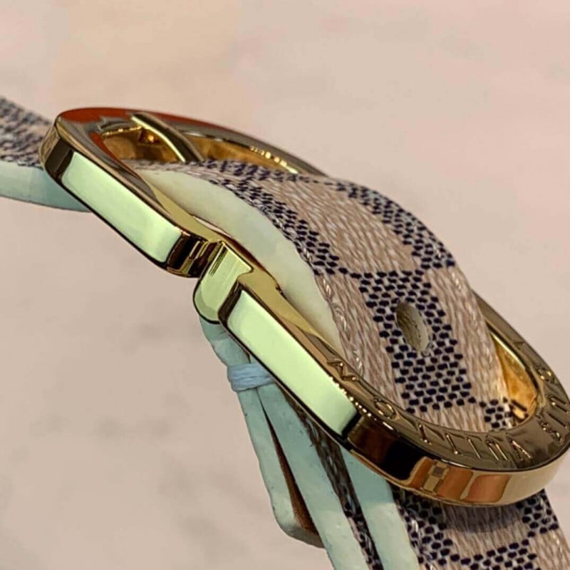 Louis Vuitton Mini Damier Azur Belt 25mm M9782X view 6