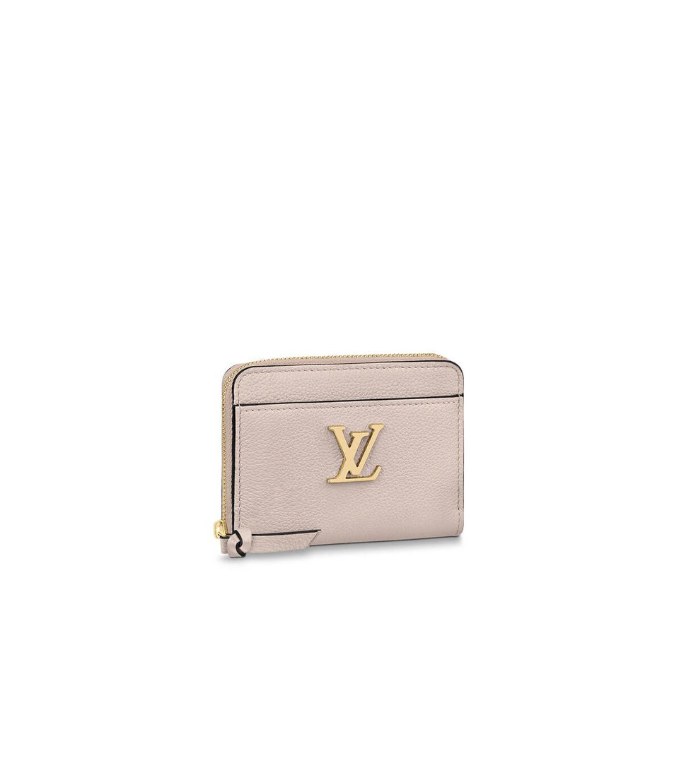 Louis Vuitton Lockme Zippy Coin Purse Greige