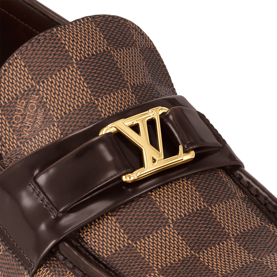 Louis Vuitton LV Major Loafer Damier Ebene Canvas Brown for Men 1A5A3L view 6