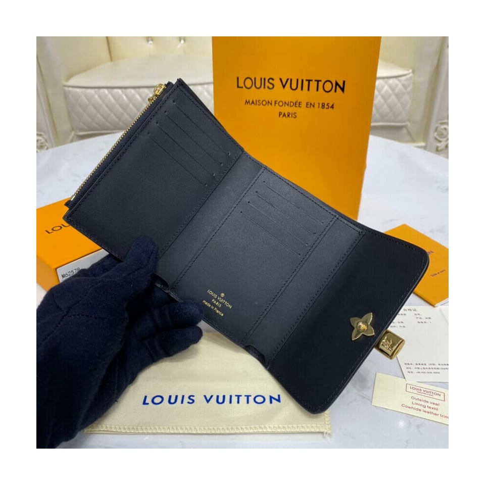 Louis Vuitton Flower Compact Wallet Black view 10