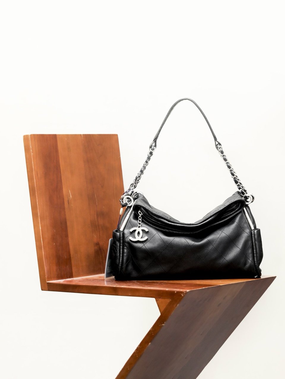 Chanel Black Quilted Ultimate Soft Bag 31.75cm view 3