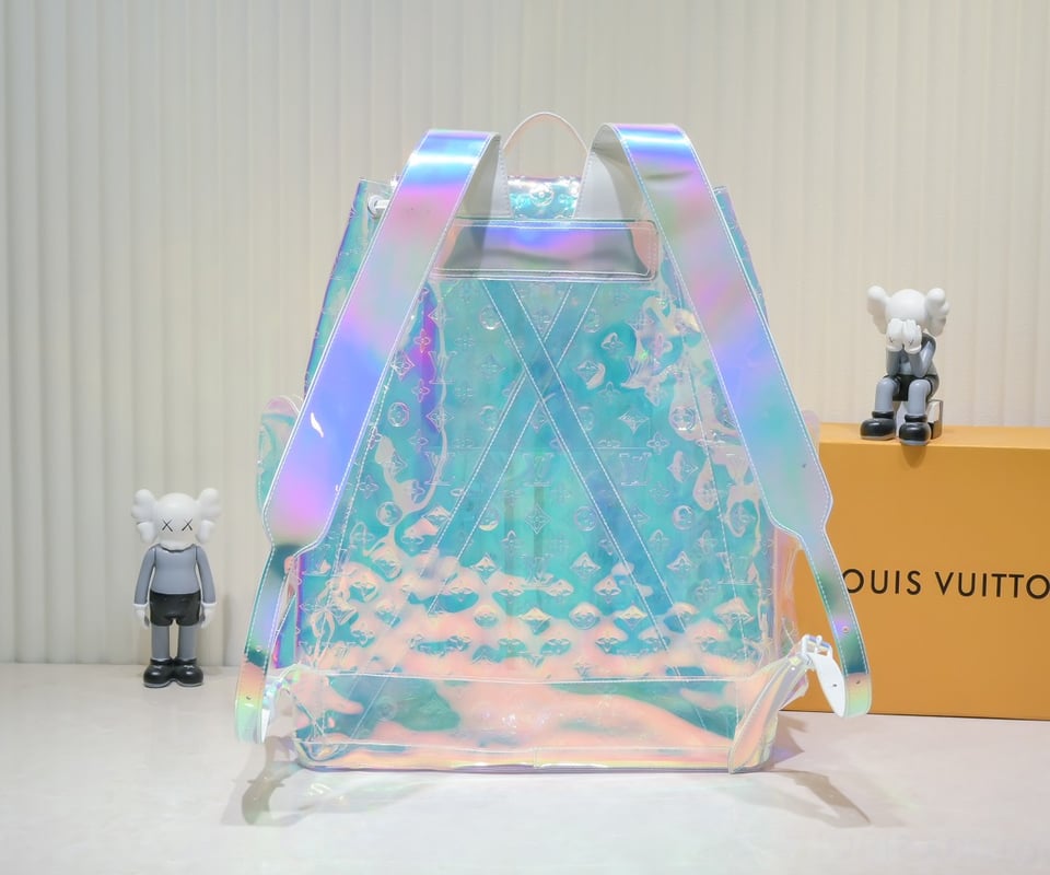 Louis Vuitton X Virgil Abloh Pvc Prism Christopher Backpack Honogram 49Cm M53286 view 3
