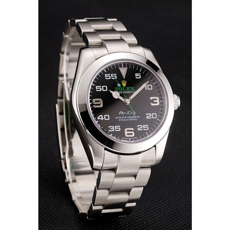 Rolex Air-King 38mm Black Dial 116900 view 3