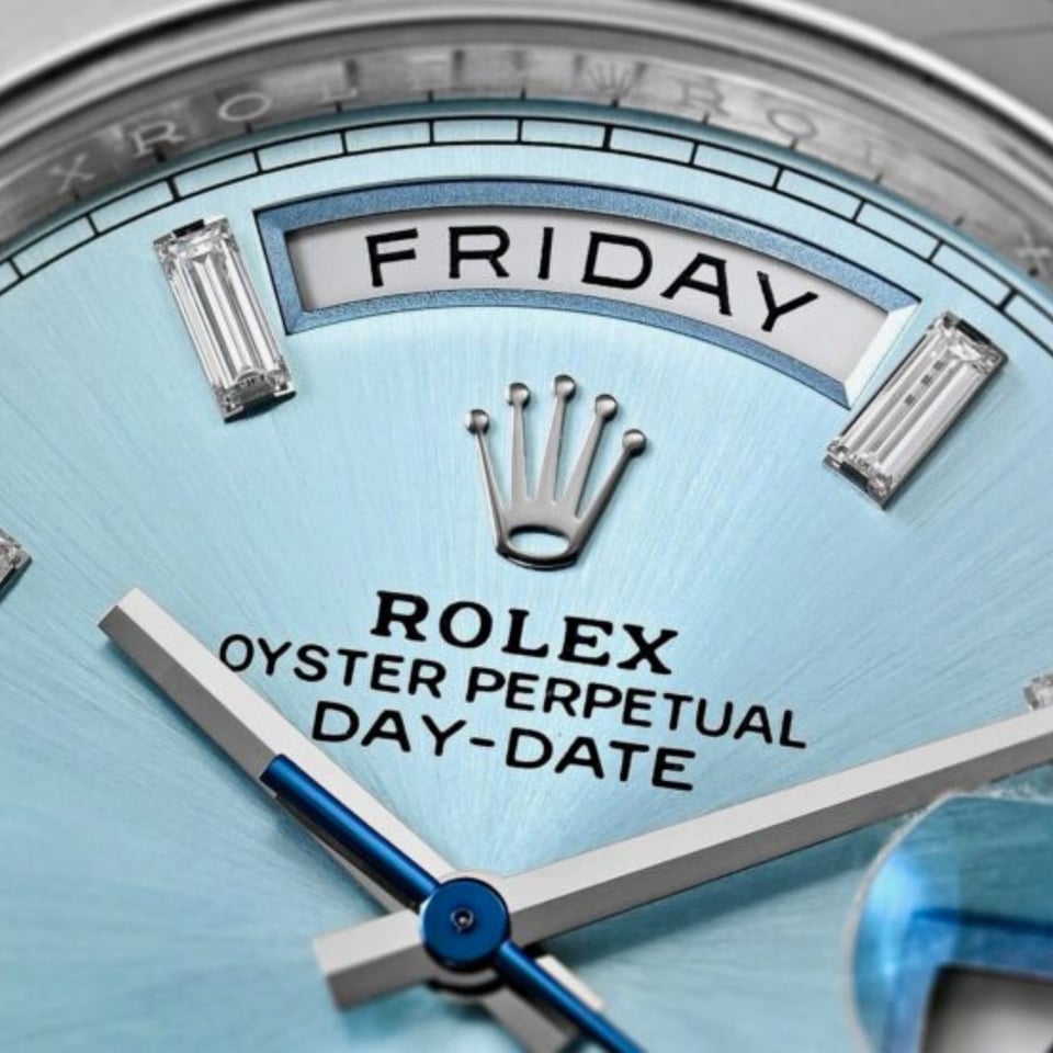 [Superclone] Rolex Day-Date 36mm Ice-Blue Dial President 128236 view 4