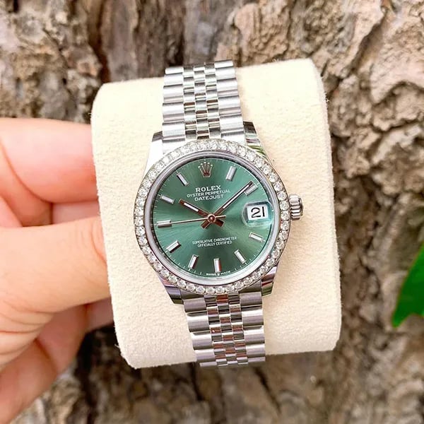 [Superclone] Rolex Datejust 36mm Mint Green Dial Jubilee 126284RBR view 2