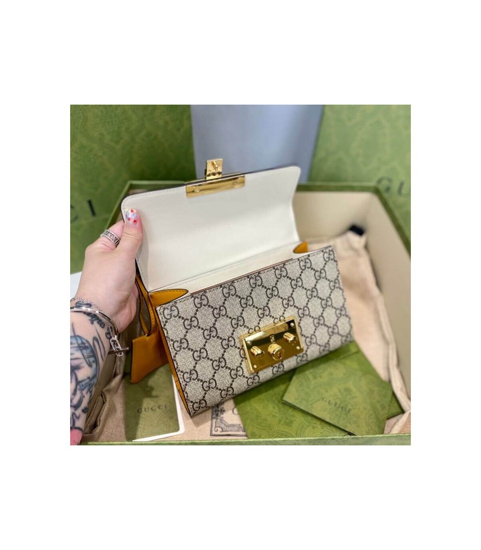 Gucci Padlock Small GG Shoulder Bag White view 16