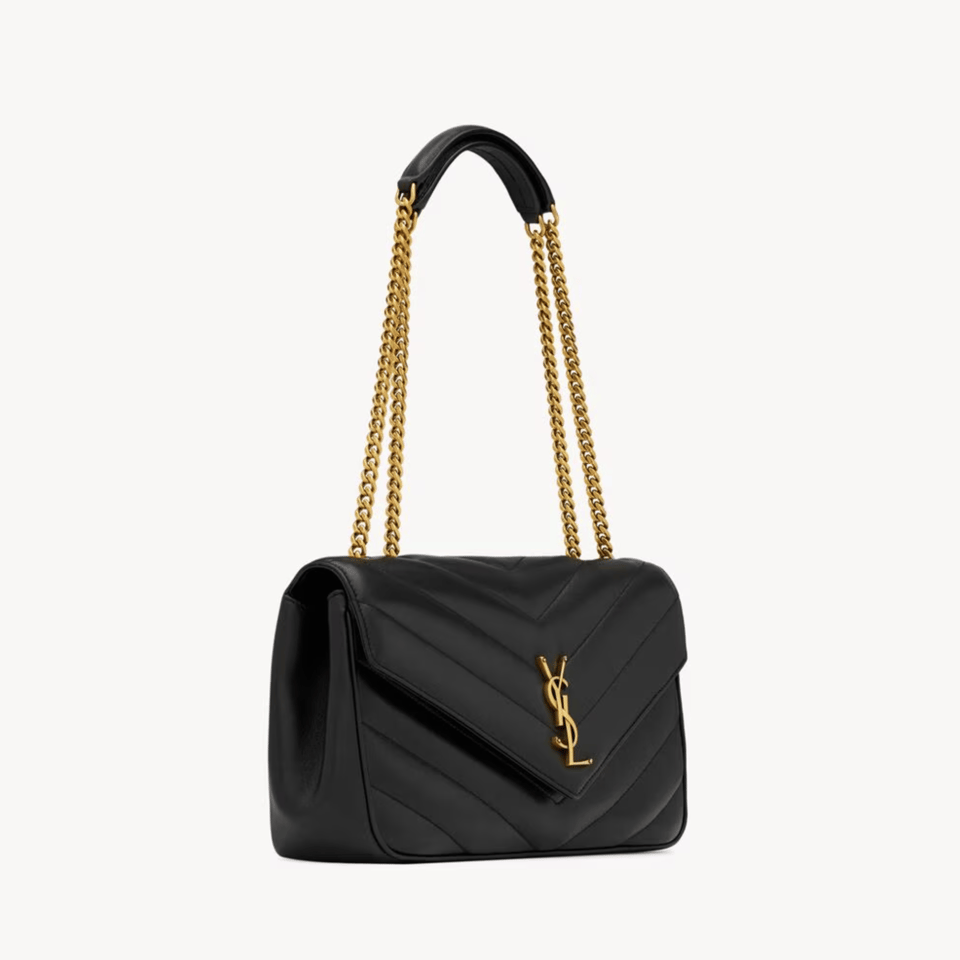Saint Laurent Loulou Gold Chain Bag 29cm/11.4in view 8