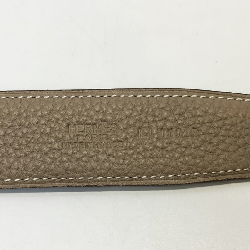 Hermes H Belt Buckle &amp; Reversible Leather Strap 38 mm HB03 view 11