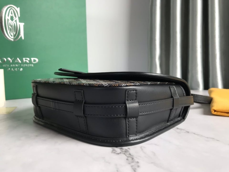 Goyard Belvedere Pm Bag 21Cm Black Canvas view 5
