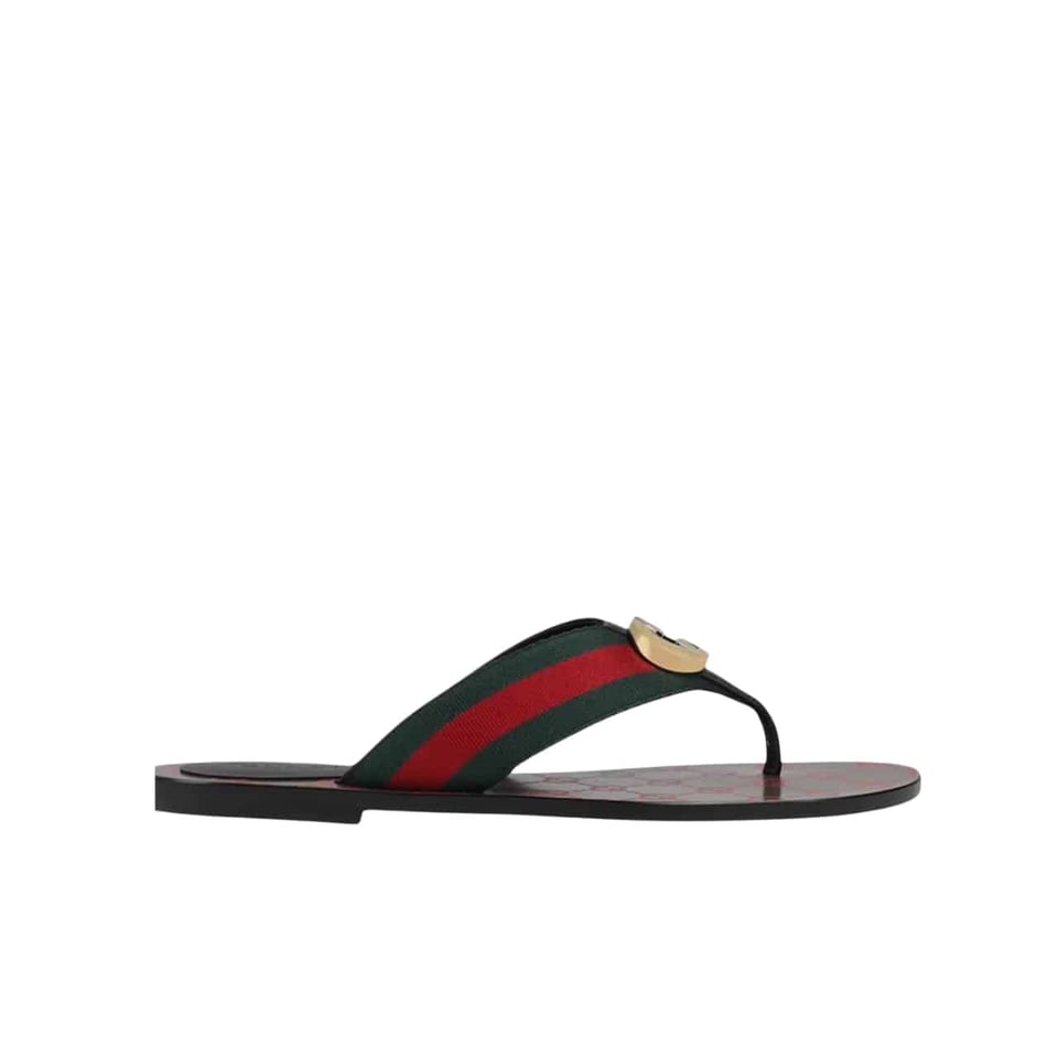 Gucci Gg Thong Web Sandal 612138 H9020 8476 view 2