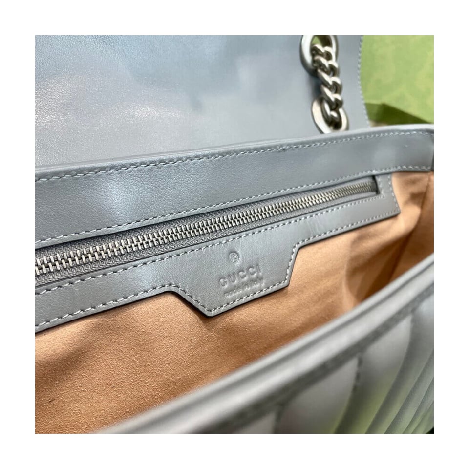 Gucci GG Marmont Small Shoulder Bag Grey view 15