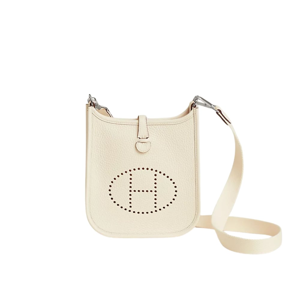 Hermes Evelyne 16 Amazone White Bag 18Cm H069426Ckav