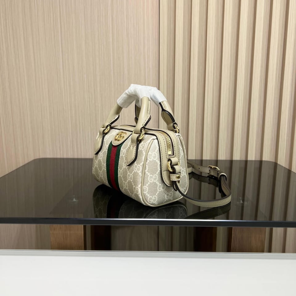 Gucci Ophidia Mini Boston Bag GG Supreme 16.5cm/6.5in view 7