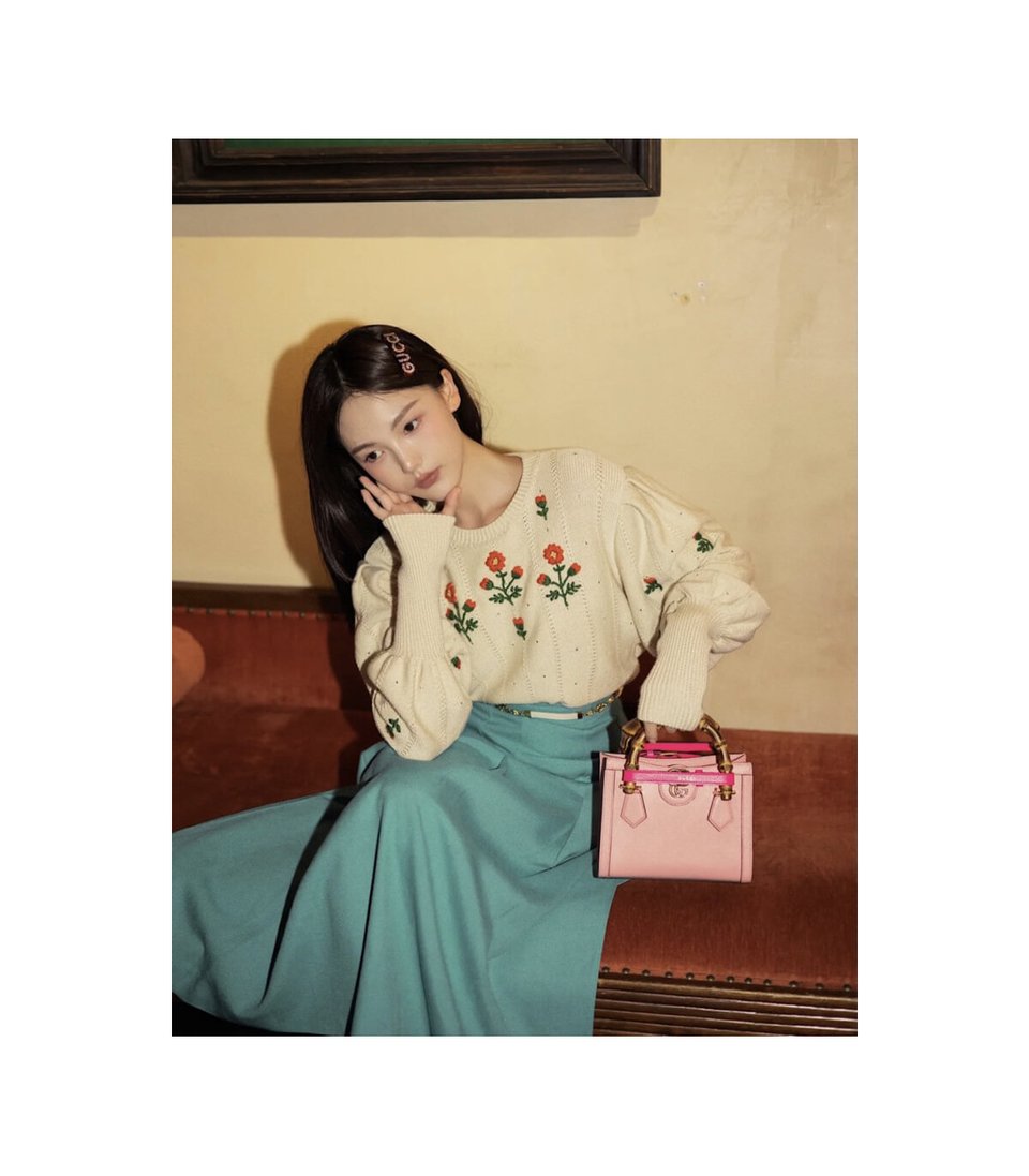 Gucci Diana Mini Tote Bag Pink view 4