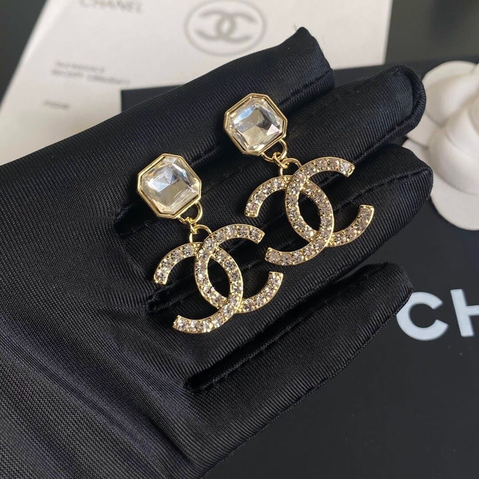 Chanel Cc Earrings view 2