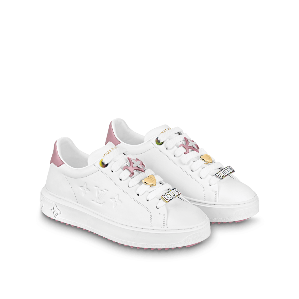 Louis Vuitton Time Out Sneakerk Light Pink 1Aadn9 view 2