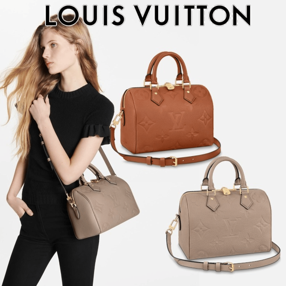 Louis Vuitton Speedy Bandoulière 25 Monogram Empreinte Tourterelle 25cm M59273 view 7