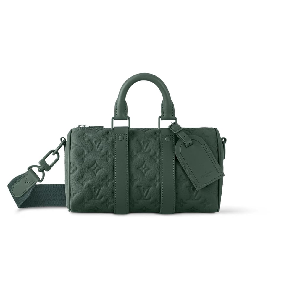 Louis Vuitton Keepall Bandouli Re Dark Green 25Cm M24432 view 2