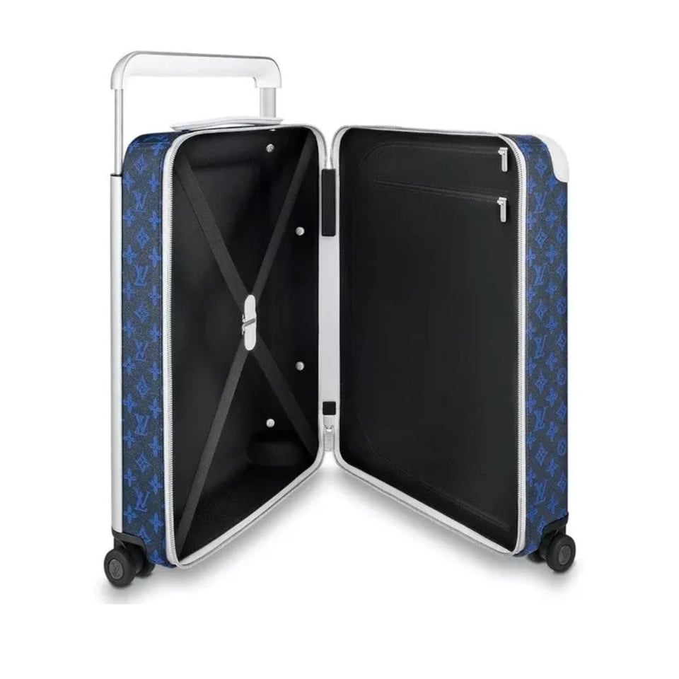 Louis Vuitton Horizon 55cm Monogram Blue in Coated Canvas M45880 view 4