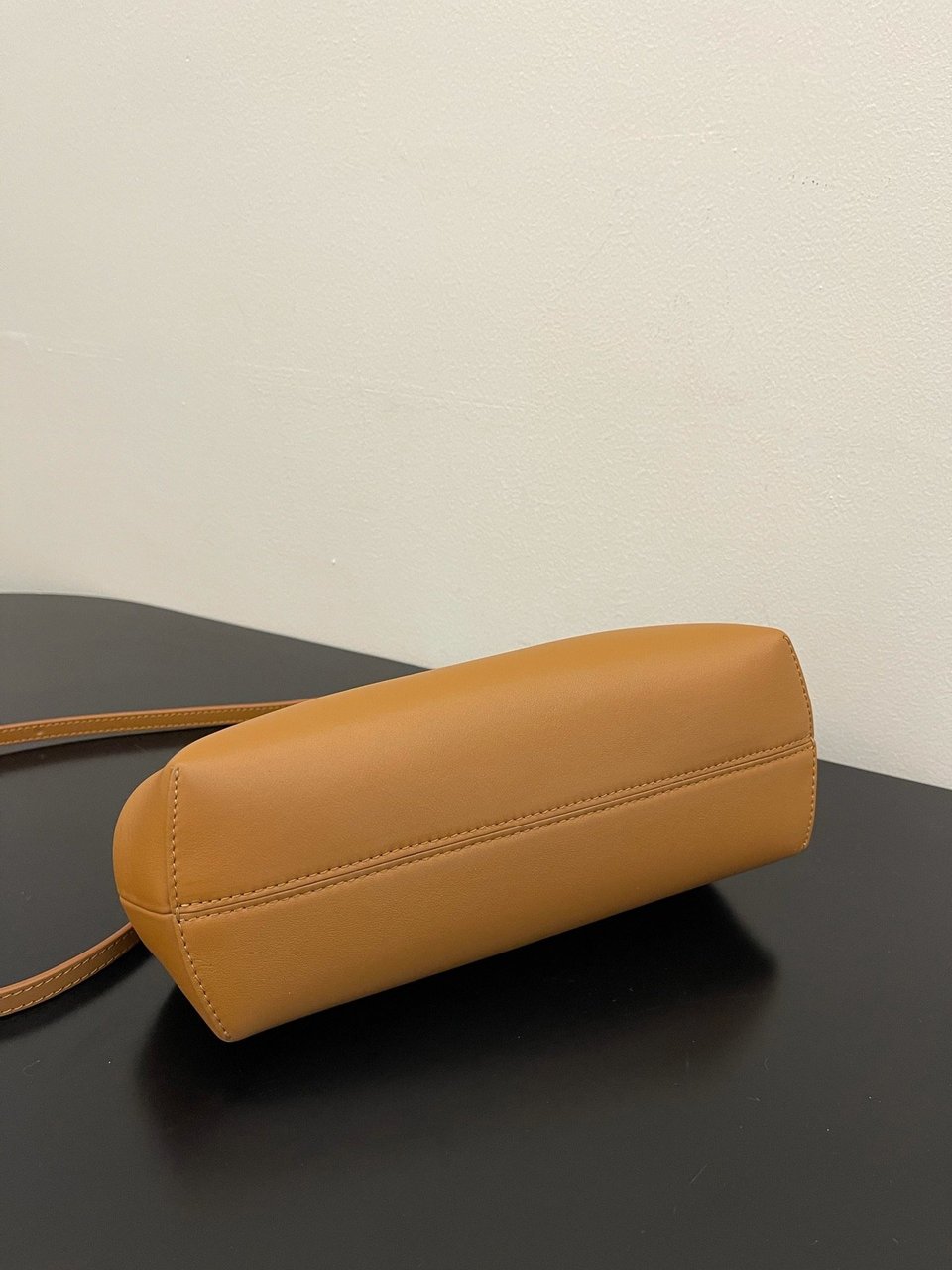 Fendi First Small Nappa Leather Bag Brown 26cm view 5