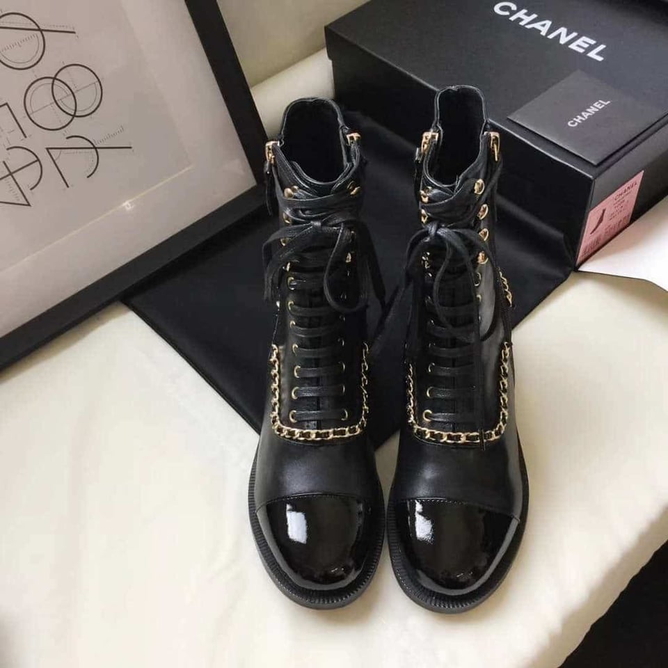 Chanel Women’S Botas Para Mujer Black view 7