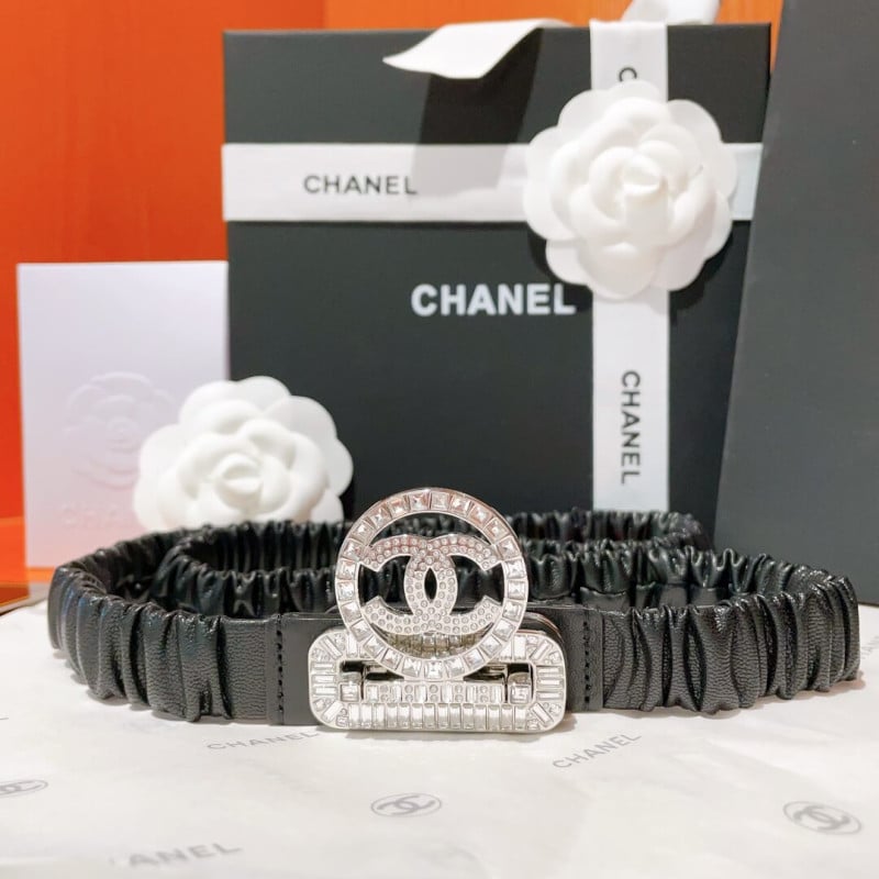 Chanel Elastic Waistbelt Black AA8931 view 4