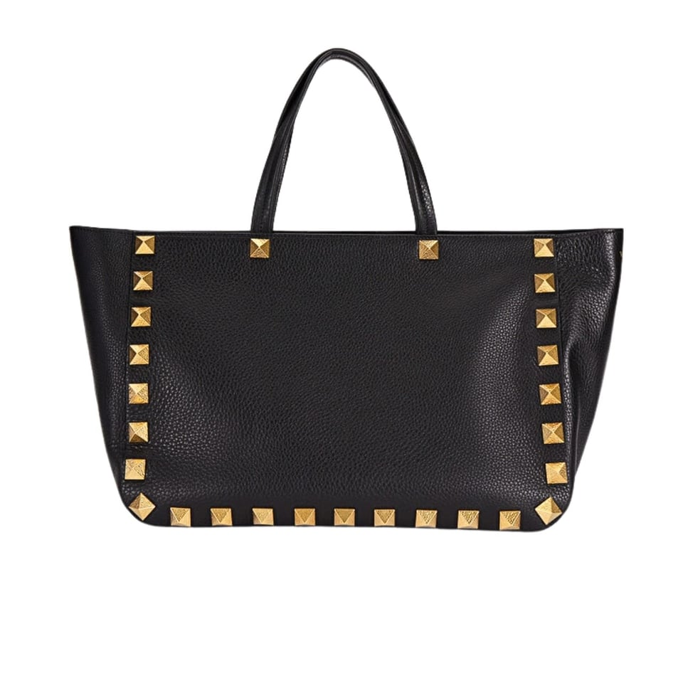 Valentino Garavani Rockstud Tote Bag Black 40Cm view 2