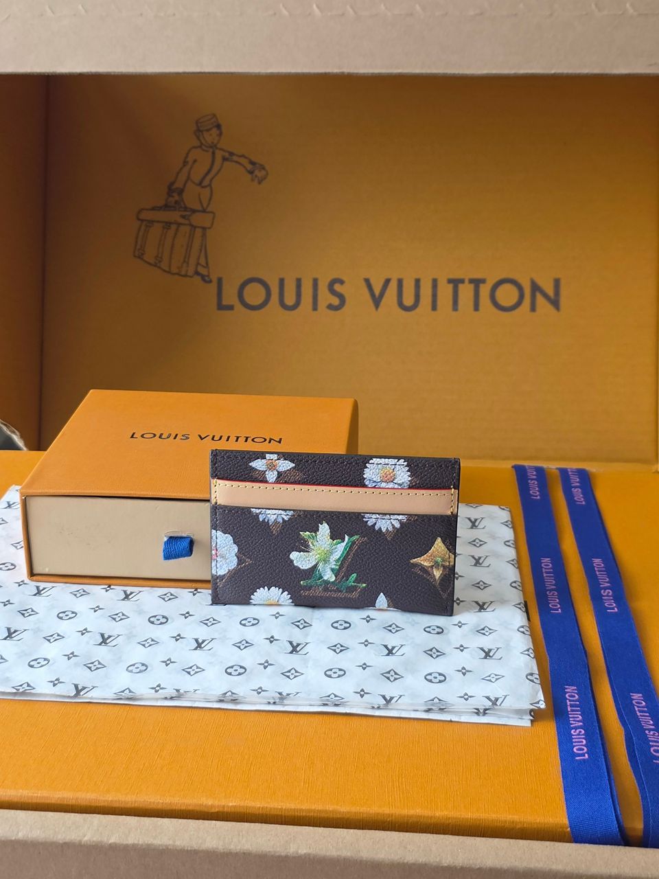 Louis Vuitton Double Card Holder 11cm M27551 view 6