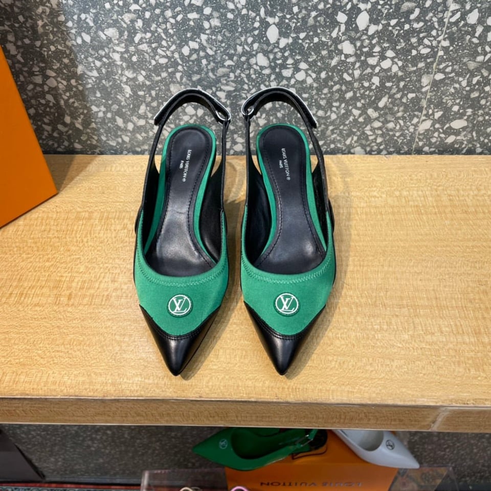 Louis Vuitton Archlight Slingback Pumps Green view 8