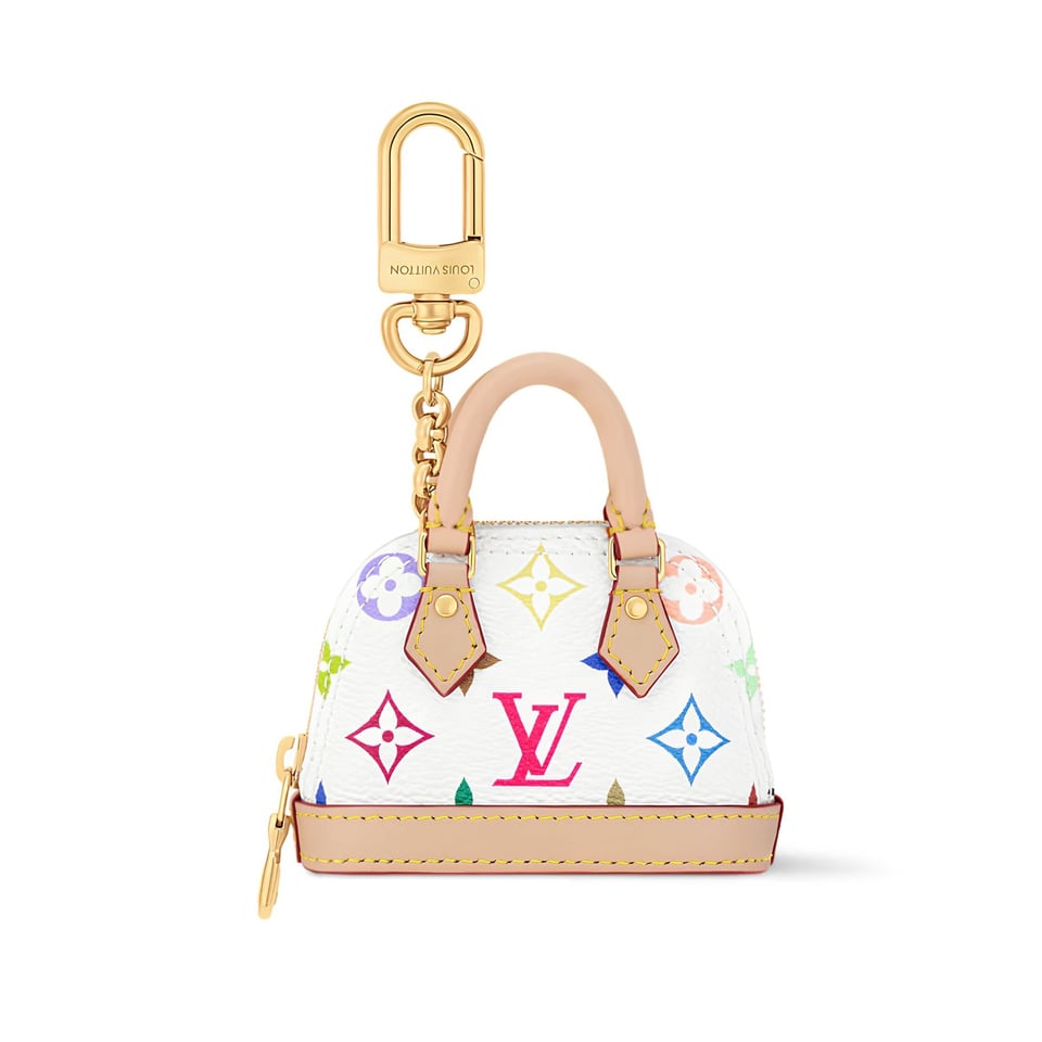 Louis Vuitton Alma Monogram Multicolor LV x™ Microphone Accessories 9cm/3.5in White M02458